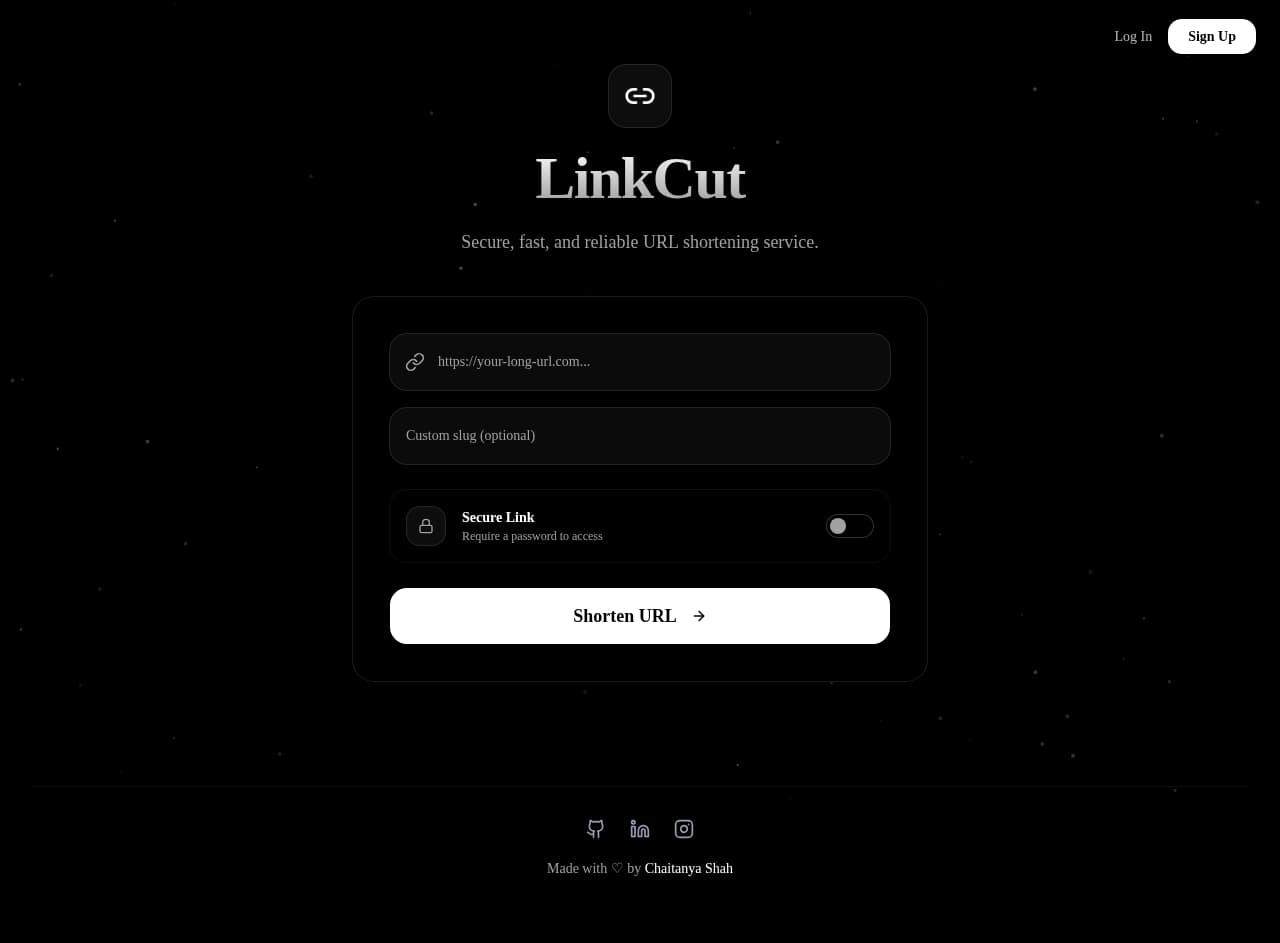LinkCut - URL Shortener