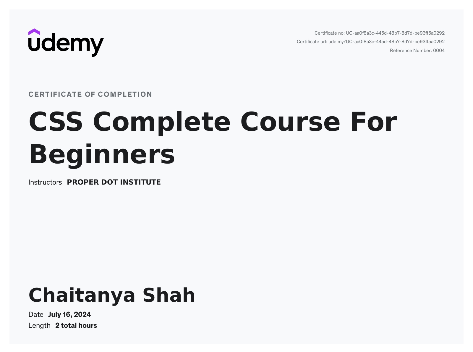 CSS Course