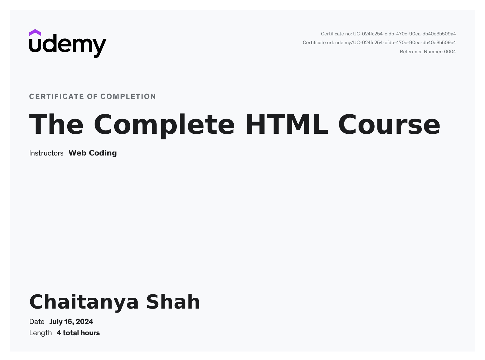 HTML Course