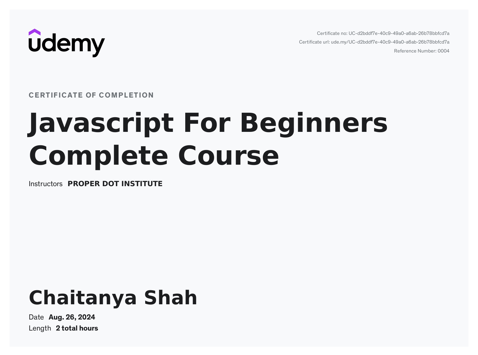 JavaScript Course