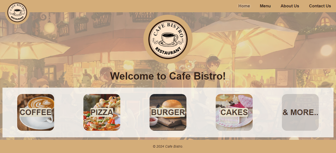 Restaurant Website preview